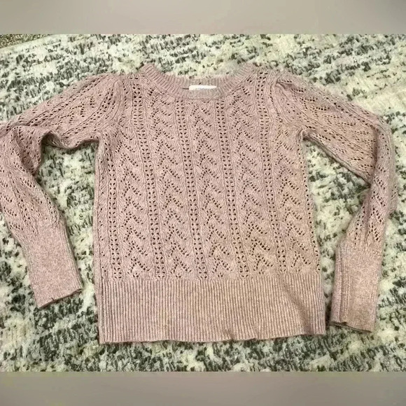 Liz Claiborne pretty dusty rose sweater size XS - Picture 1 of 6